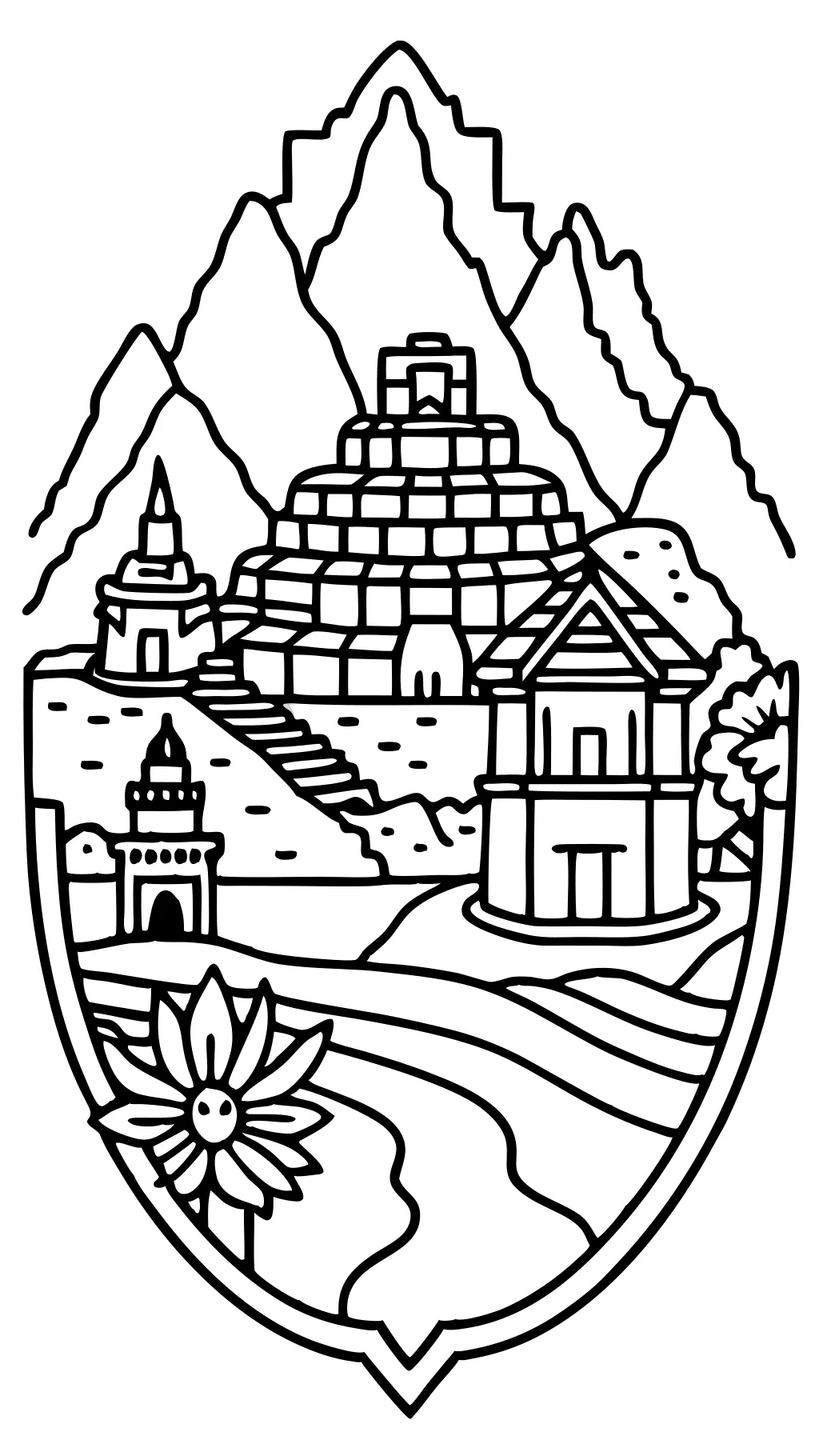 peru coloring pages